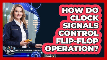 How do clock signals control flip-flop operation?