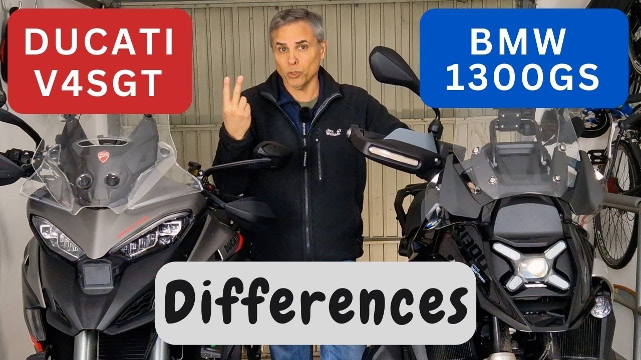 Рулетка — сравнение BMW 1300GS 2024 года и Ducati Multi V4SGT