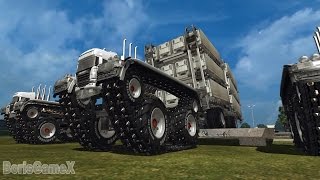 Scania Monster Truck Caterpillars - MechWars Euro Truck Simulator 2 multiplayer