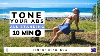 10-minute Standing Core Workout For Toned Abs - No Equipment Needed!