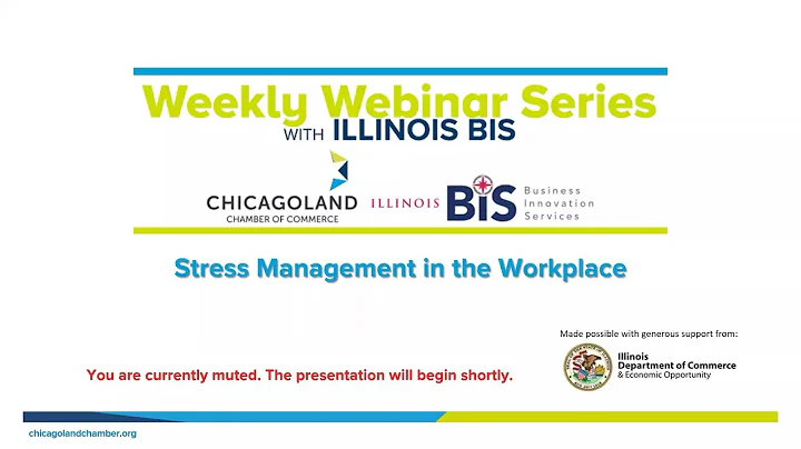 Webinar | Stress Management in the Workplace | wit...