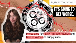 ROLEX IS IN TROUBLE... The Secondary Market CRASH. This is only the beginning.