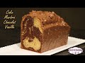 Recette de Cake Marbré Chocolat Vanille Glaçage Rocher