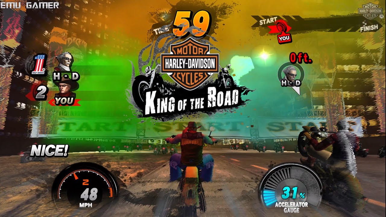 Harley Davidson: King of the Road - 60fps/4K gameplay (Teknoparrot)