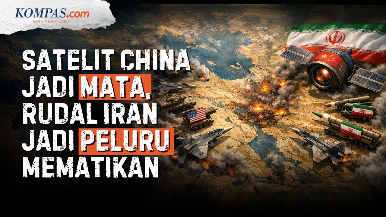 Satelit Buatan China Jadi Mata, Rudal Iran Bikin AS Babak Belur di Timteng