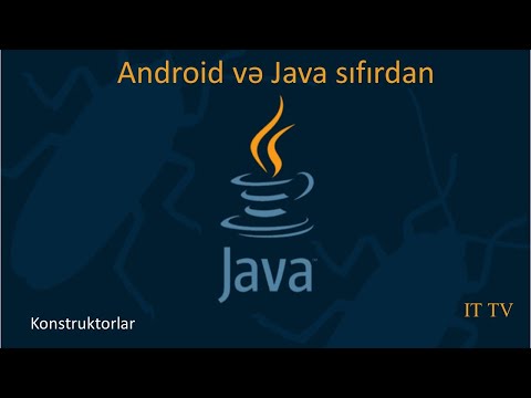 Video: Java-da konstruktorun istifadəsi nədir?