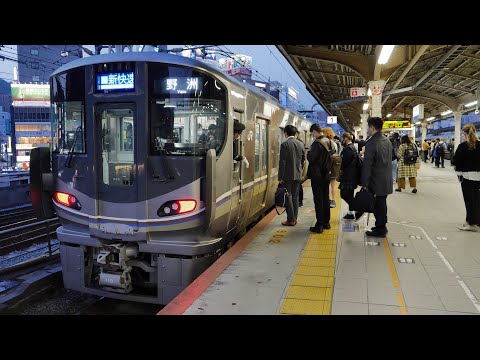 JR西日本　三ノ宮駅　1番・2番のりば　2021/4（4K UHD 60fps）