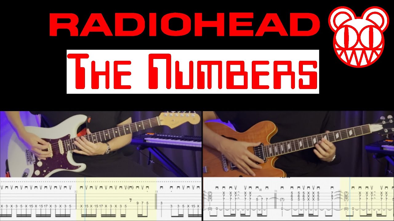 Radiohead - The Numbers: Jonny, Thom & a CR78 | Guitar Tab | Cover | Lesson | Tutorial