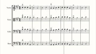 Playing C# - B - A - No. 2 - Quarter Notes. Basic Notes Sheet Music. OrchestraPlayAlong.com