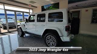 New 2023 Jeep Wrangler 4xe Sahara High Altitude, Newark, DE J23-7256