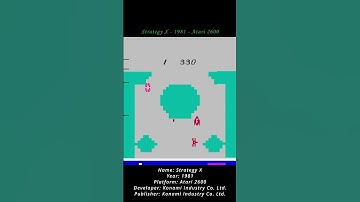 Strategy X - 1981 - Atari 2600 ( Atari VCS ) ( Shorts ) #game #atari #atari2600 #atarivcs #retrogame