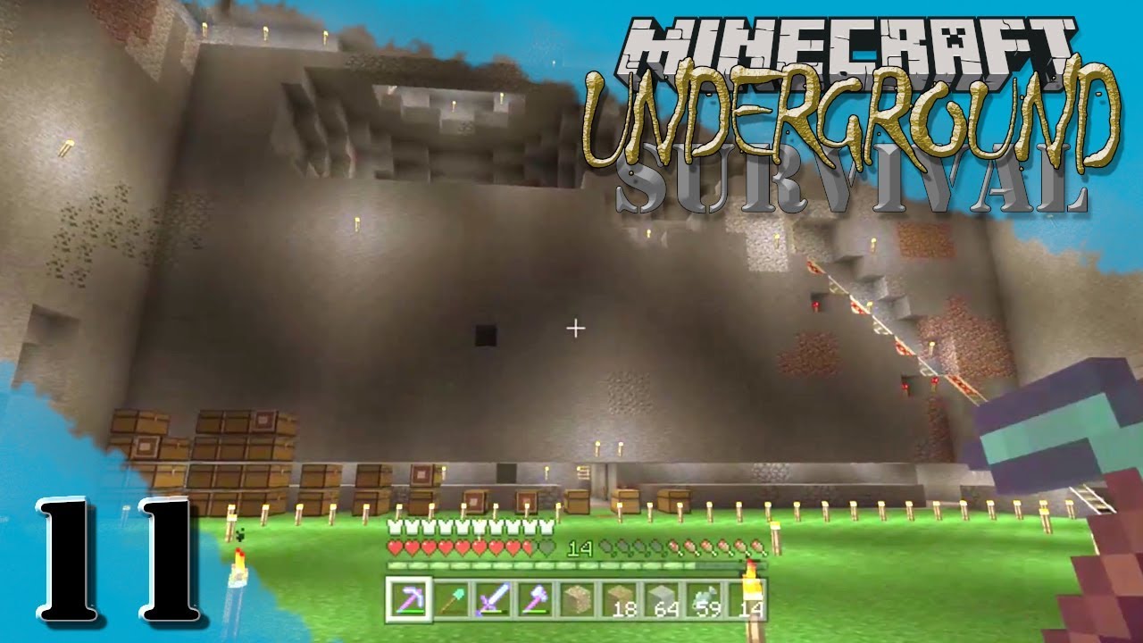 Minecraft Underground Survival Ep11 Underground Iron Farm!! YouTube