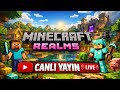 👉 MINECRAFT REALMS CANLI 🔴 Hayatta Kalma + Keşif! (Abone Ol Katıl!)