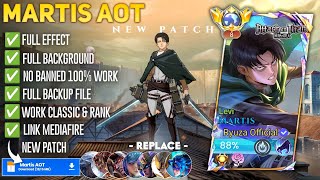 Script Skin Martis Attack On An - Levi No Pword Full Effect Voice Patch Terbaru