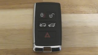 jaguar / land range rover key fob battery change - replacement diy