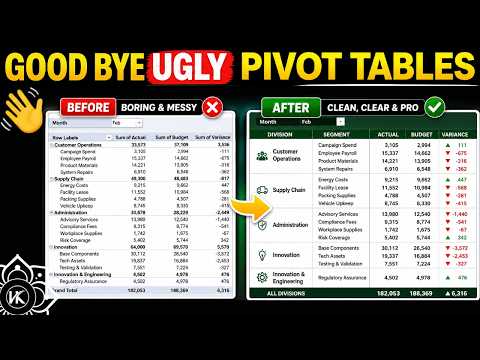 Stop Making Ugly Pivot Tables in Excel ❌ | New Pro Pivot Table Tricks