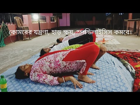 Relieve Back Pain, Bone Erosion, and Spondylitis Easily #yoga #yogalife #viralvideo #yogatrainer