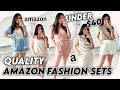 QUALITY AMAZON SETS UNDER $40 | Amazon Fashion | Midsize Mom Style