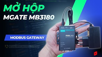 Mgate MB3180 | Trên tay Bộ chuyển đổi giao thức 1 cổng Modbus RTU (RS-232/485/422) sang Modbus TCP