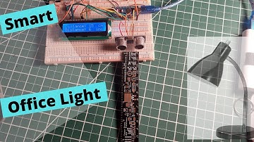 Smart office light with Arduino ultrasonic sensor