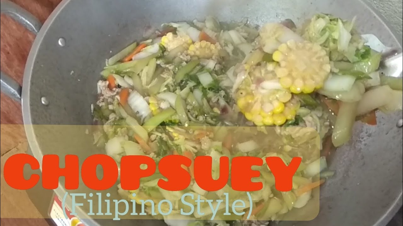Simple and Easy Cooking Chopsuey by Kaleser | Filipino Style | Healthy Food