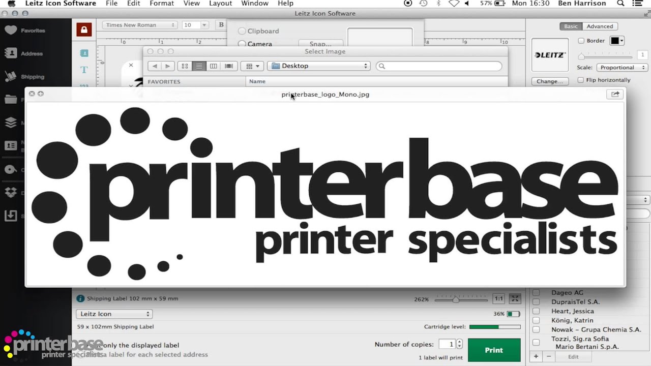 Leitz Icon Printer Software Demo YouTube