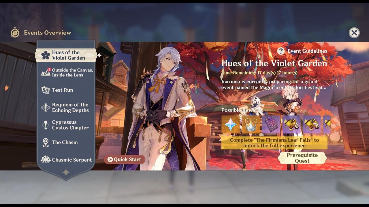 Hues of the Violet Garden Act 2 - Genshin Impact 2.6