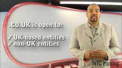 .CO.UK Domain Registration/ Transfer With NTC Hosting (HD)