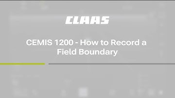 CEMIS 1200 FP1 - Record a Field Boundary #7