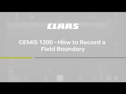 CEMIS 1200 FP1 - Record a Field Boundary #7