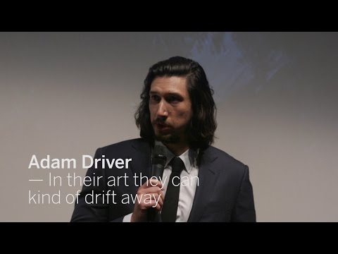 ADAM DRIVER In their art they can kind of drift away | TIFF 2016