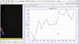 Using Tracker software to analyse Projectile Motion screenshot 2