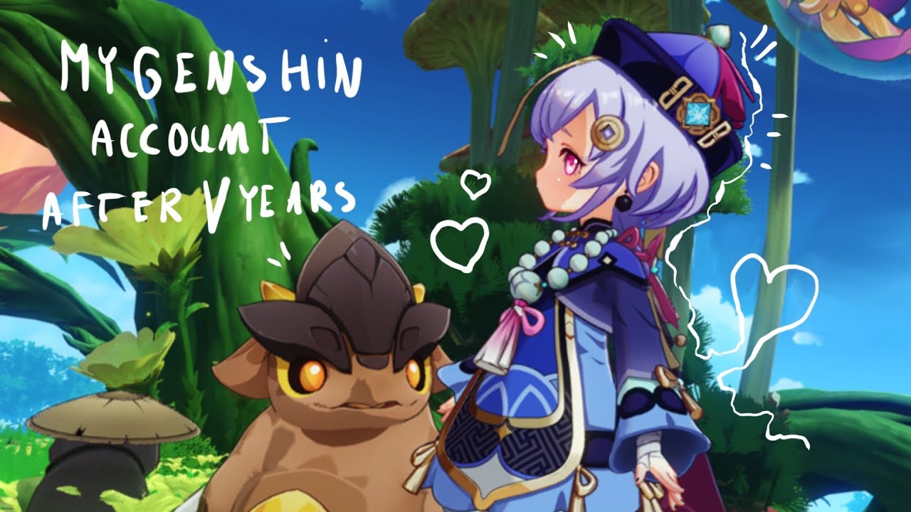 My Genshin Impact account after 5 years playing everyday - YouTube