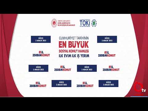 DÜZCE 250 BİN SOSYAL KONUT KURASI (İlçeler - Canlı)