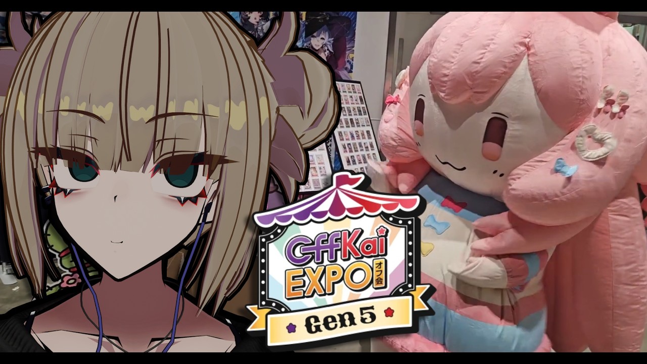 my MOM LEFT ME at a vtuber convention (OffKai Expo 2026)