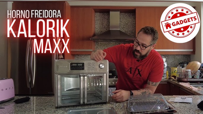 Unboxing Gourmia XL Digital Air Fryer Oven with Single-Pull French Doors 