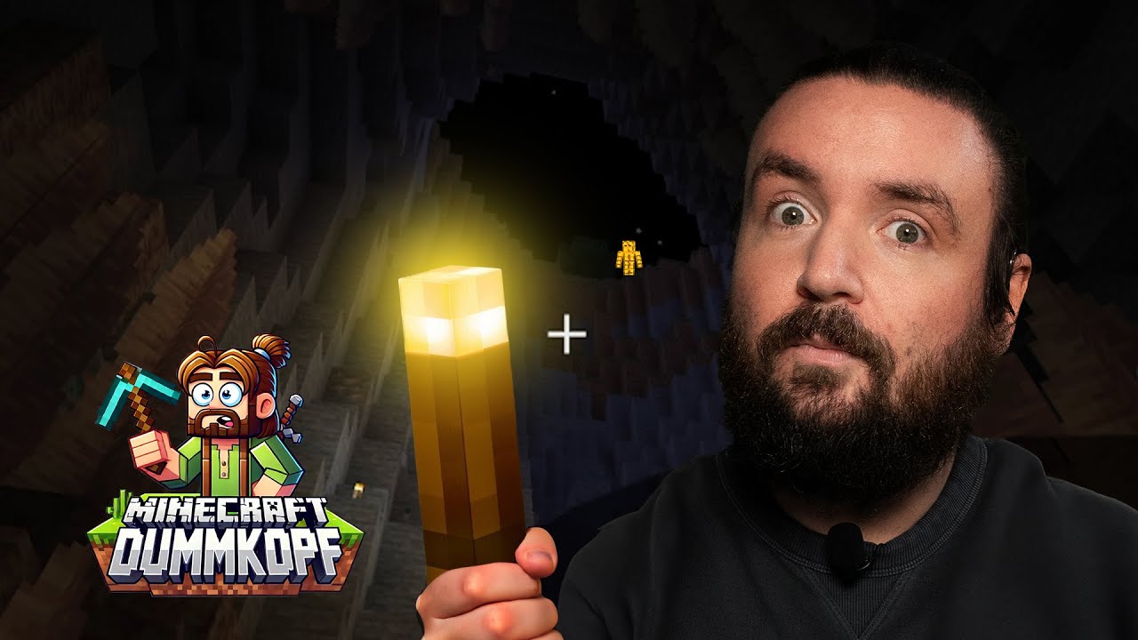 Das ERSTE MAL in einer HÖHLE | Minecraft Dummkopf #2