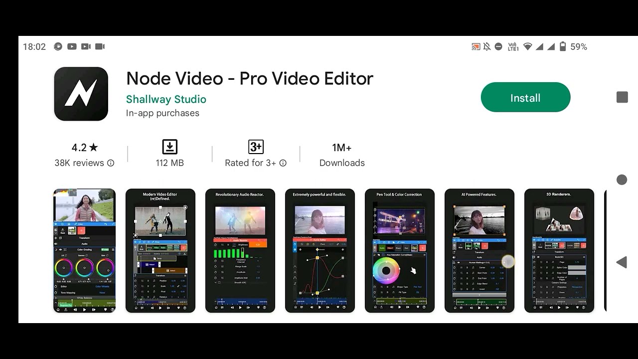 Node Pro Video Editor | app review - YouTube