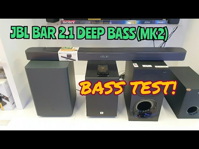 Udførelse Orphan Raffinaderi JBL Bar 2.1 Deep Bass (MK2) Soundbar | Bass Sound Test!🔥💯 - YouTube