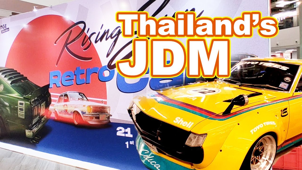 Thailand's JDM [Rising Sun Retro Car MunMun Srinakarin] タイの旧車 - YouTube