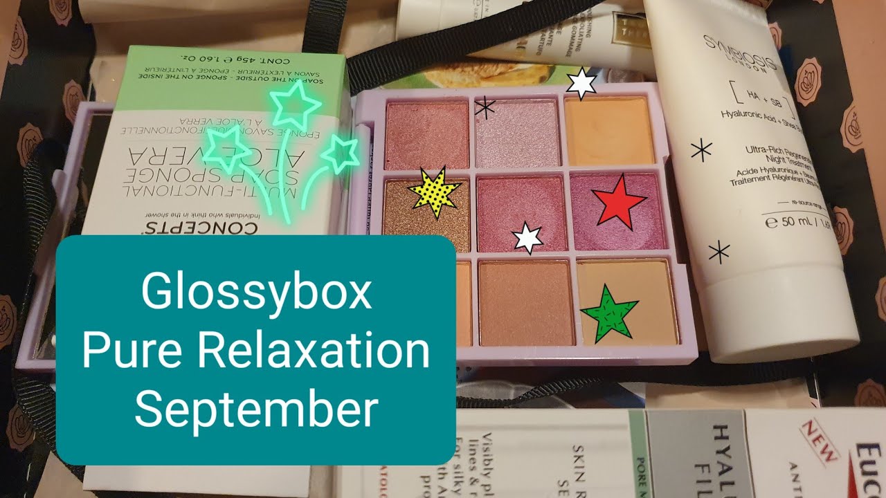 Glossybox September - Pure Relaxation, purrferct!