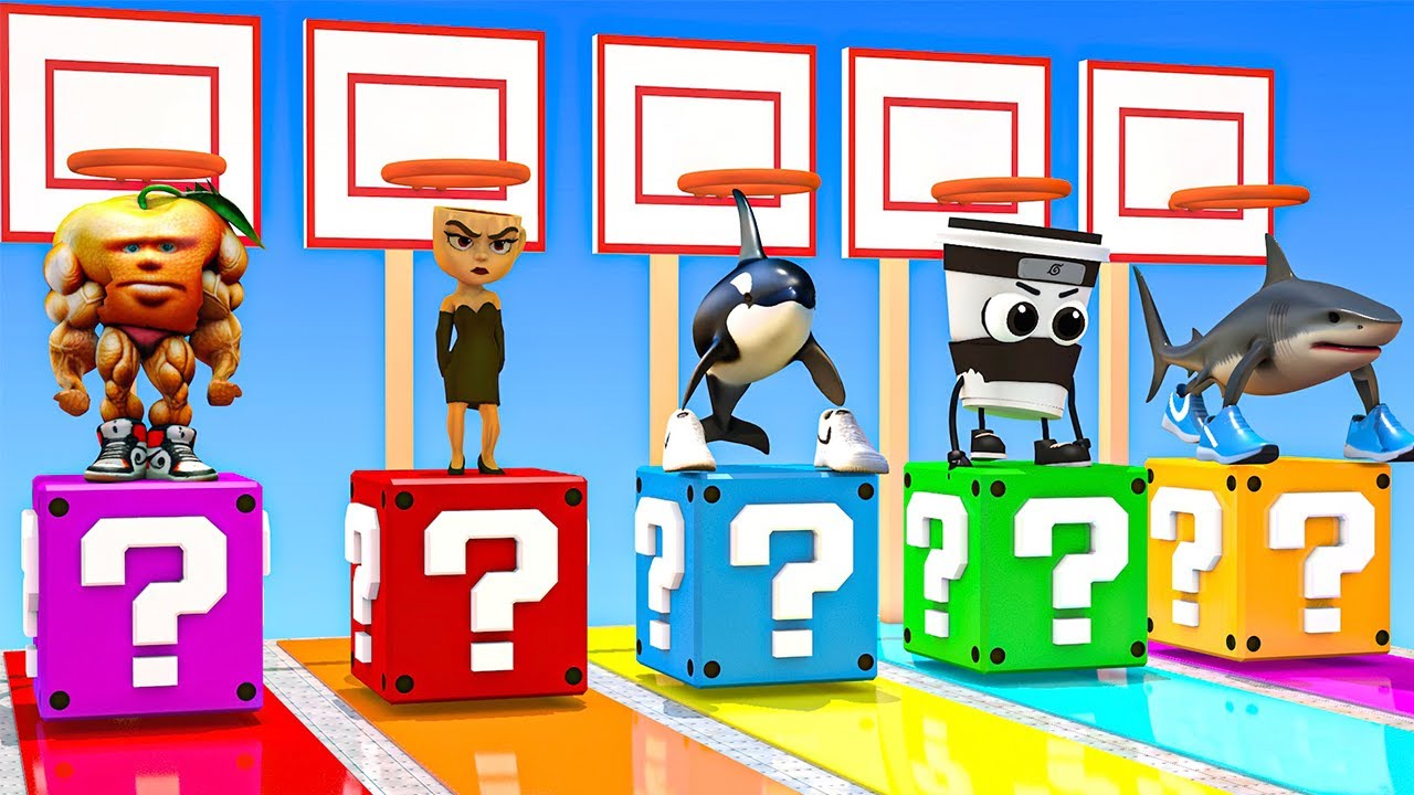 Long Slide Game With Cow Elephant Gorilla Hippopotamus Tiger 3d Animal Game Funny 3d Animals