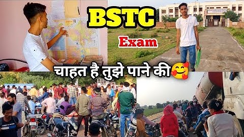 Bstc Exam 2023 ||D.El.Ed Exam day ||Bstc craze in Rajasthan