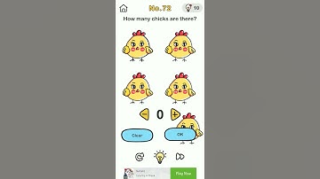 Brain out Level 72 Gameplay , How many chicks are there.