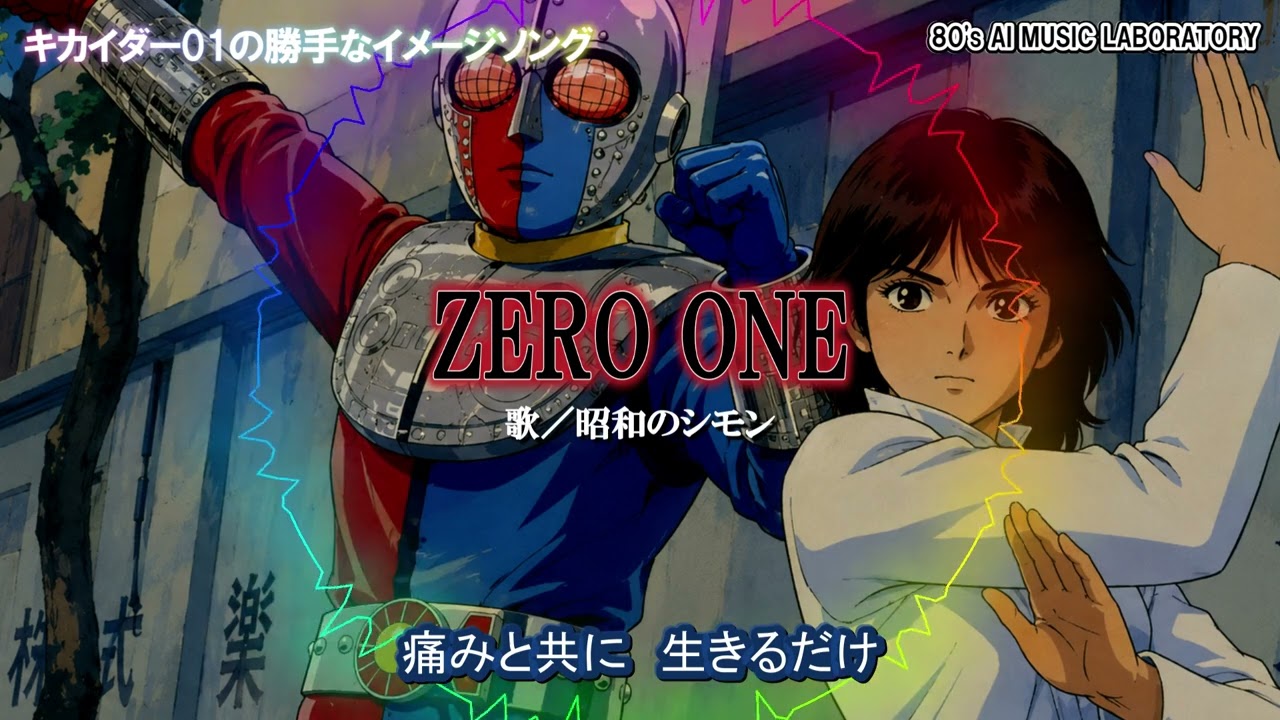 キカイダー01の勝手なイメージソング『ZERO ONE』歌／昭和のシモン