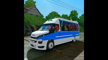 Iveco White Van On Speedbreaker 😘 #shorts