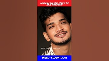 RIP😪🙏 MUNAWAR FARUQUI reacts to RAJU SHRIVASTAV Death ! Raju Shrivastav Death News