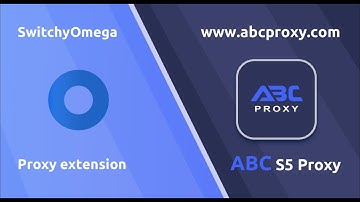 Proxy configuration plug in: SwitchyOmega and ABC S5 Proxy configuration Socks5 proxy tutorial #s5