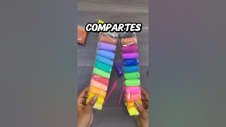 ¿Cual de estas PLASTILINAS usarías en tu clase de ARTE?😍