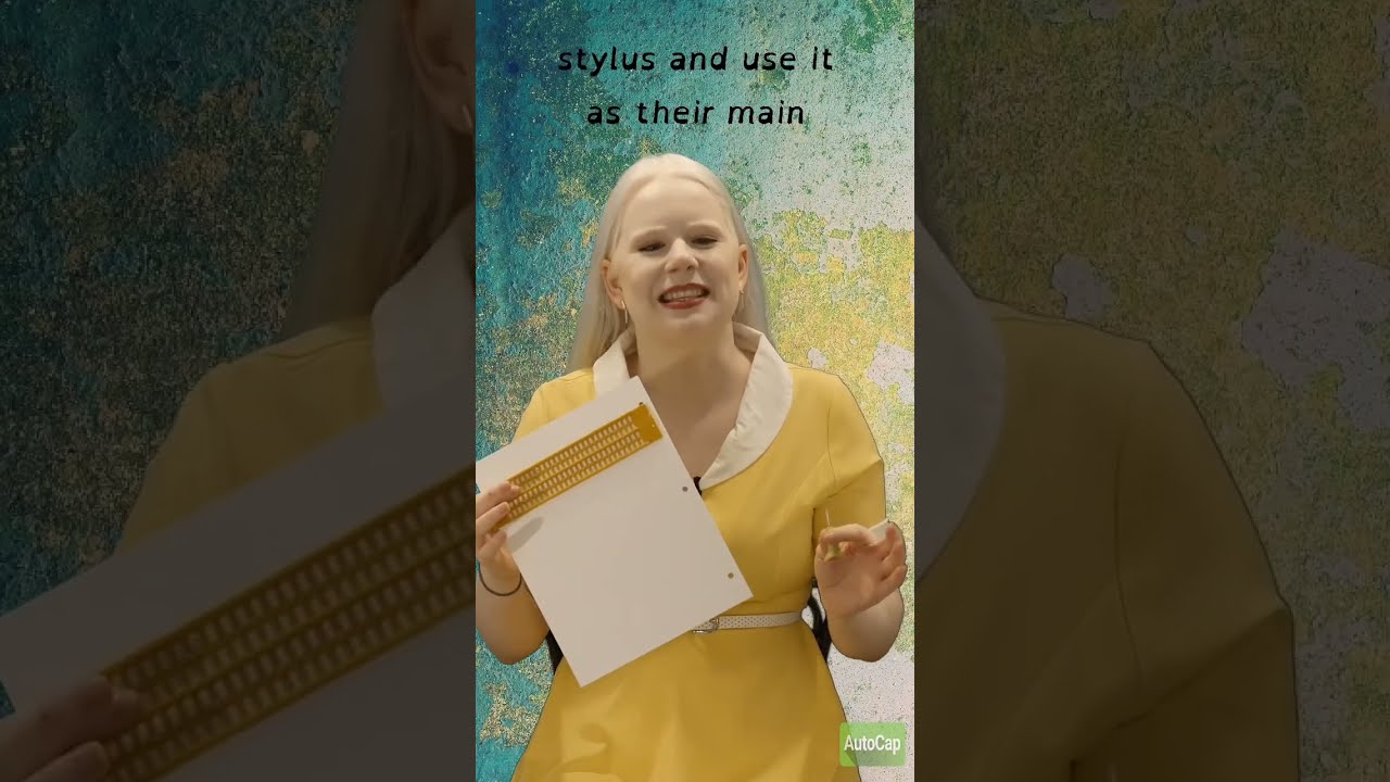 Creating Braille: The Magic of Slate and Stylus!